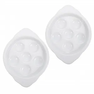 Форма для запекания улиток INOOMP керамическая 2 шт белая - Фото 1