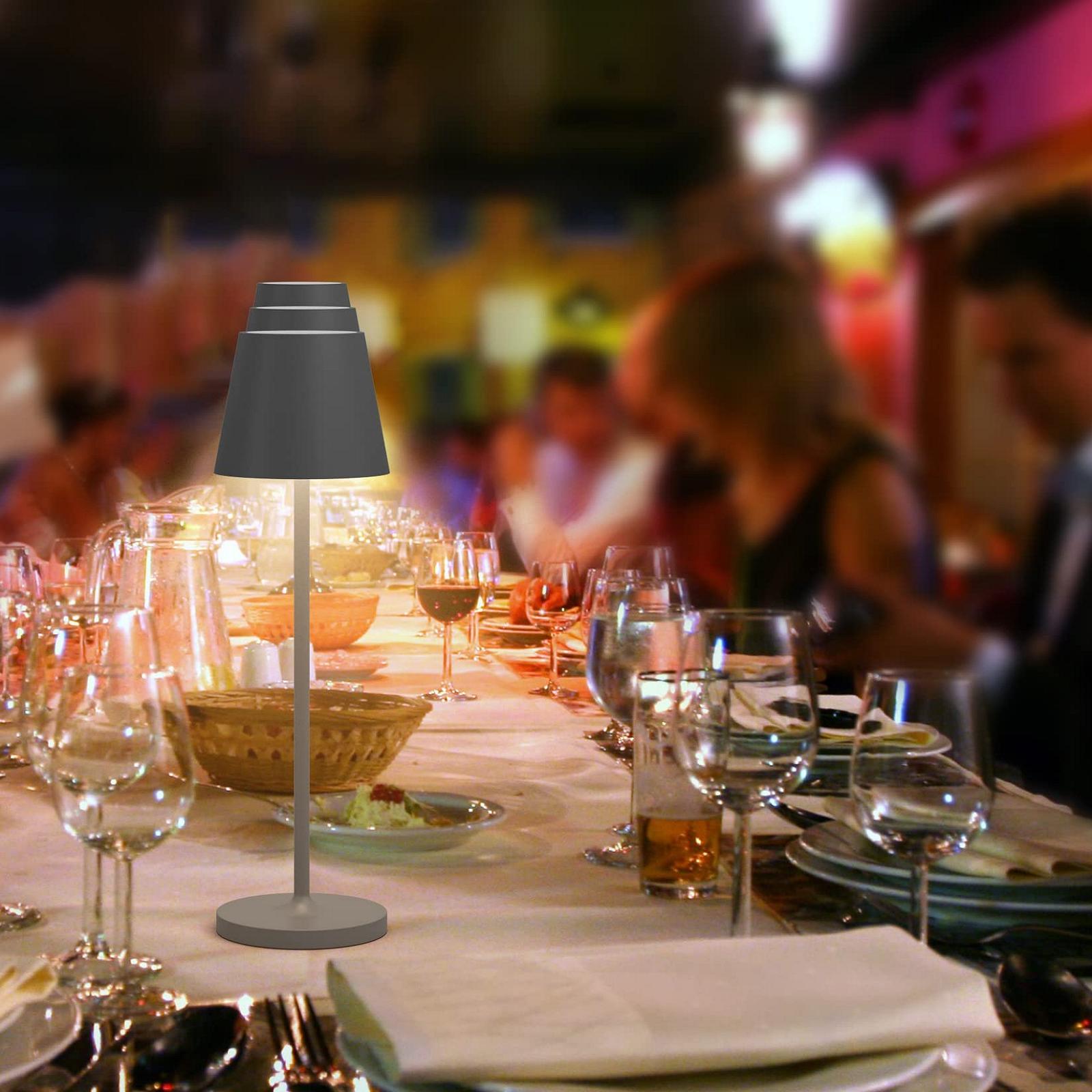 Настільна лампа K-Bright LED Dimmable Battery IP54 USB Dark Grey, фото №9