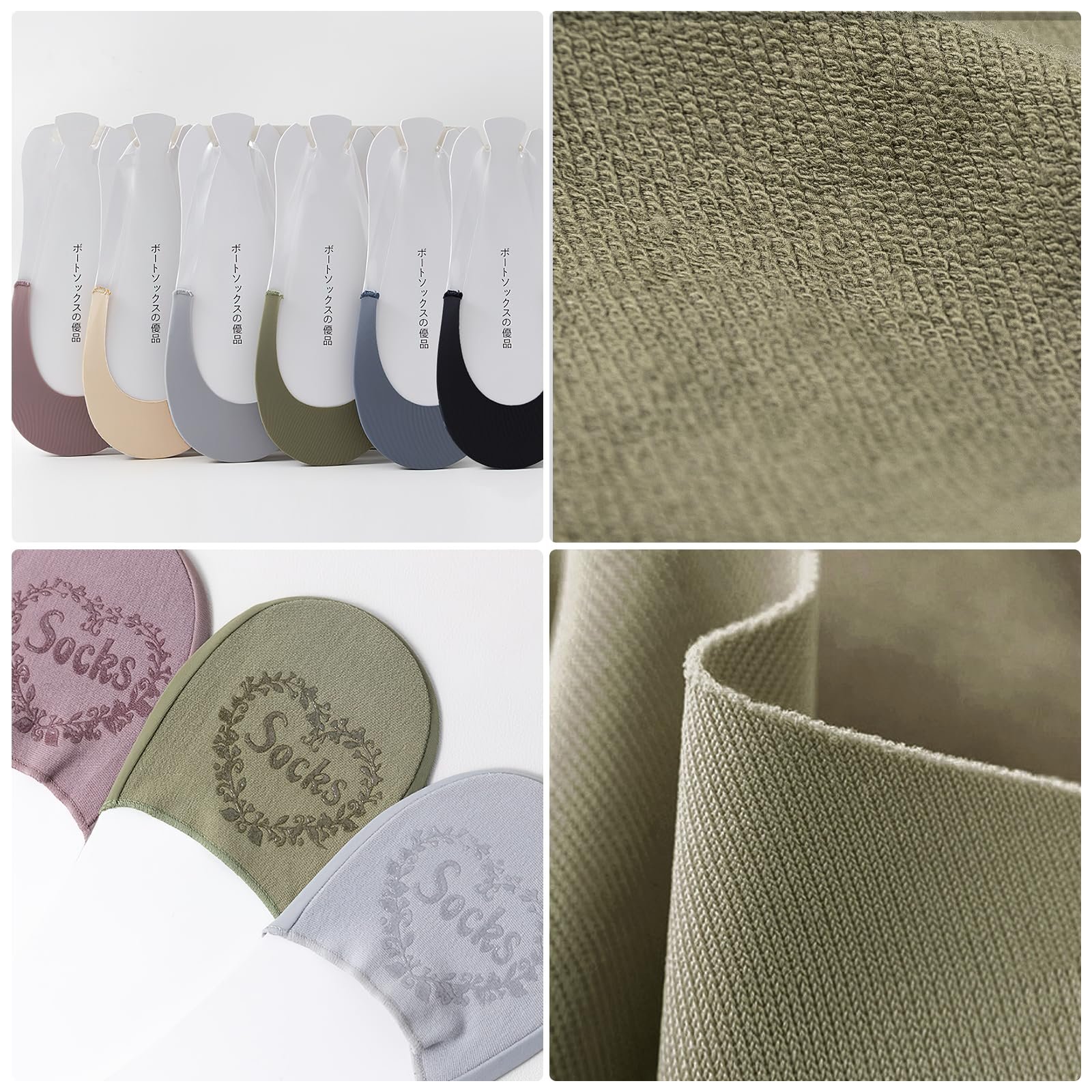 Носки-невидимки No Show для босоножек и высоких каблуков, 6 пар, фото №7