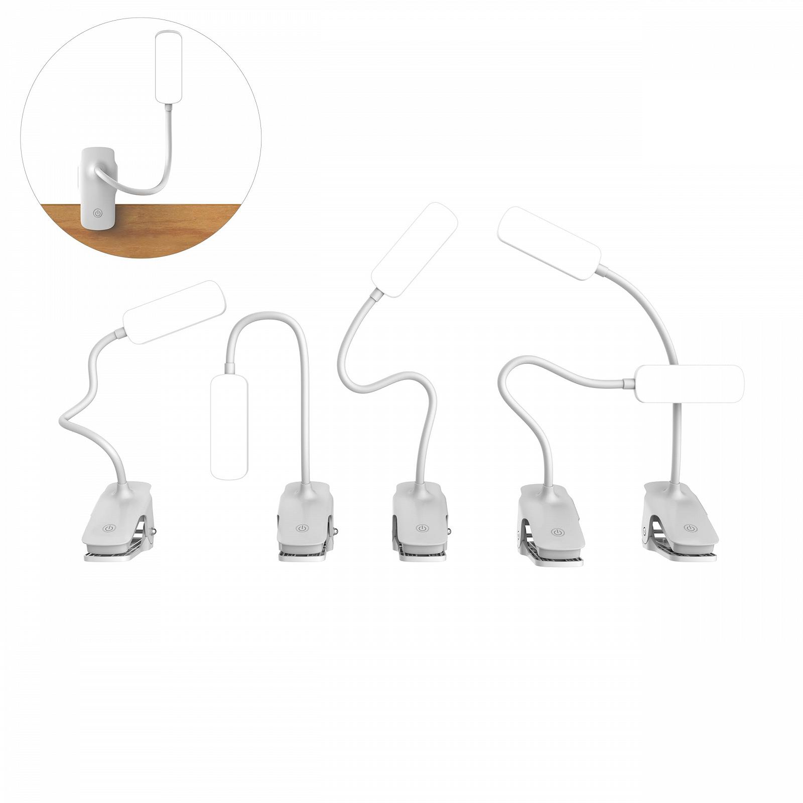 Настільна лампа Lobwerk LED Clamp Light USB Movable Head, фото №5