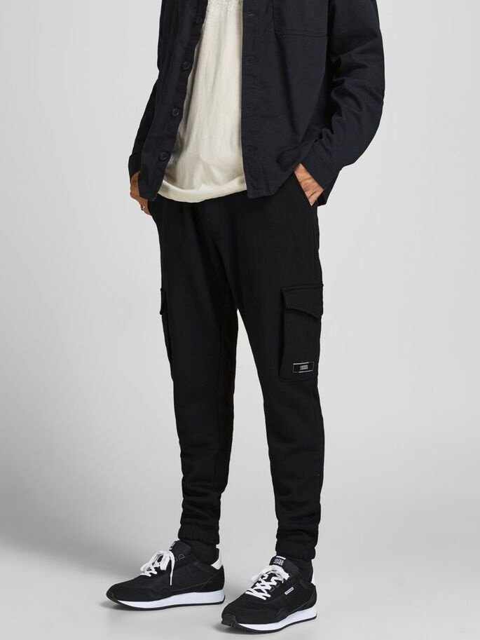 Штани JPSTGORDON JJCLASSIC SWEAT PANT VG NOOS 12195583- Jack&Jones Чорний S, фото №1