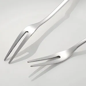 Набір виделок для фруктів і кавових ложок з нержавіючої сталі для кав'ярні synthetic.ua - Фото 1