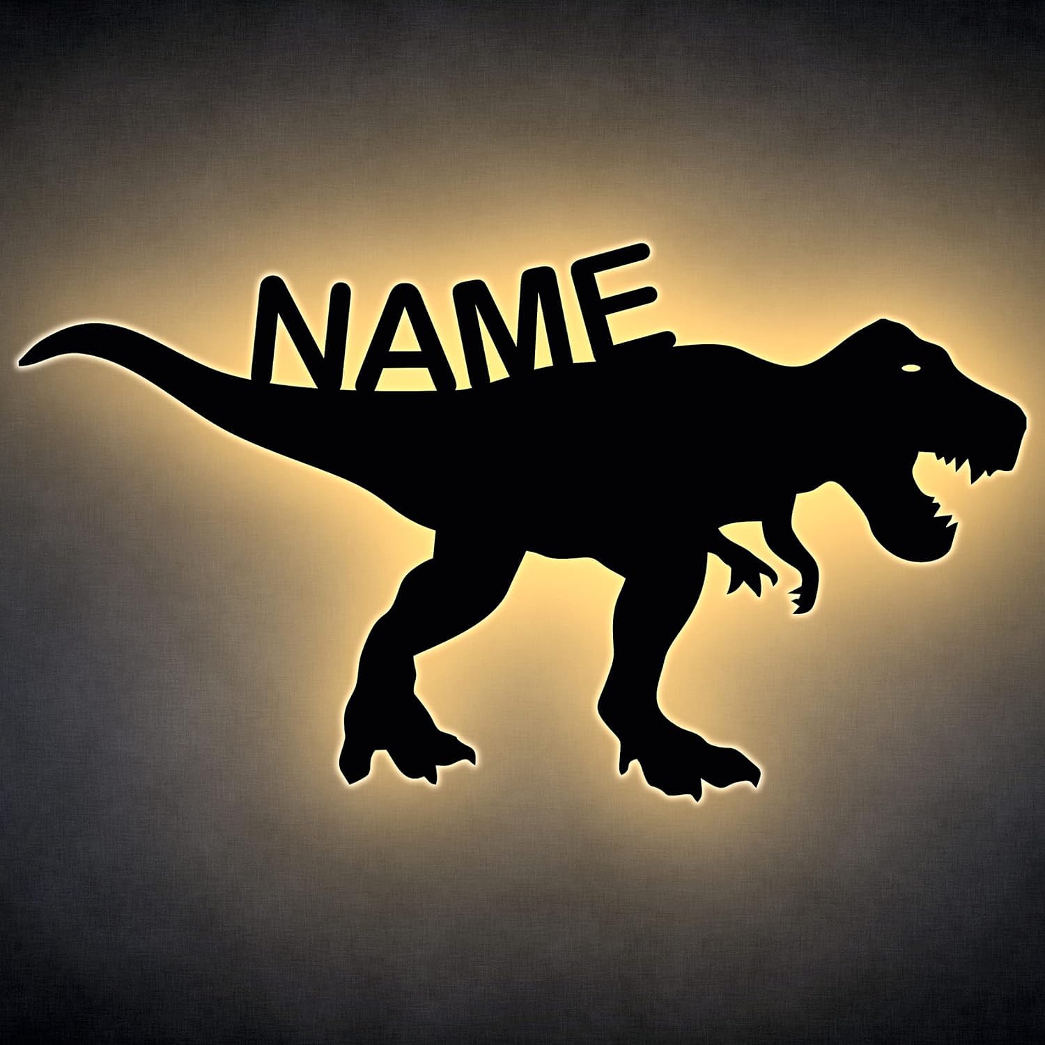 Іграшка Leon Folien Динозавр T Rex RGB LED декор Персоналізований, фото №7