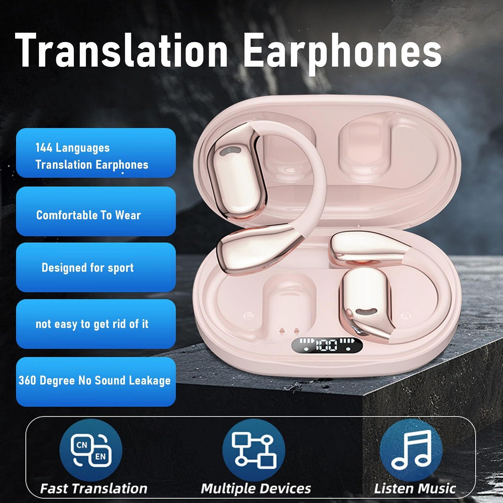 Наушники-переводчики Bewinner 144 языка онлайн-перевода, музыки и звонков для Android, беспроводные наушники для путешествий, фото №2