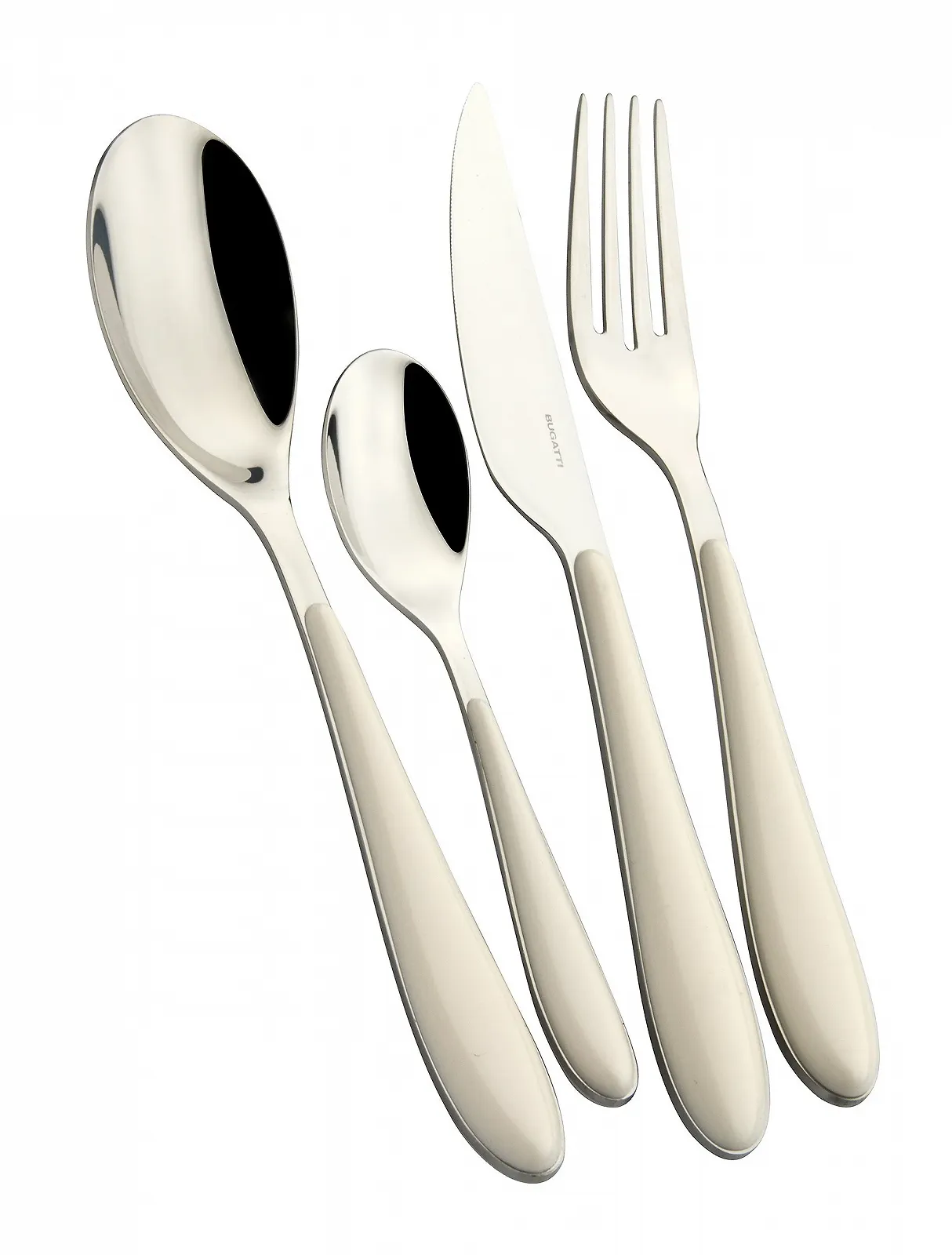 Набір столових приборів Bugatti GIOIA 24 предмети Слонова кістка, фото №1 Набір столових приборів Bugatti GIOIA 24 предмети Слонова кістка, фото №1