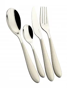 Набір столових приборів Bugatti GIOIA 24 предмети Слонова кістка - Фото 1