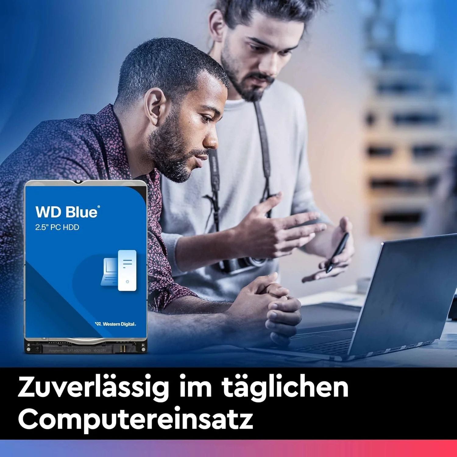 Внутрішній жорсткий диск Western Digital Blue 2.5" 5400rpm 128MB SATA3 1TB (WD10SPZX), фото №3