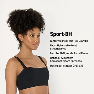 Спортивний бюстгальтер-бандо Amazon Essentials Active FormFlex м'який з регульованими бретелями synthetic.ua - Фото 1