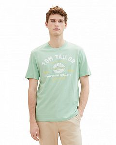 Футболка Tom Tailor LOGO TEE MEN'S 1037735-23383 Бирюзовый 3XL - Фото 1