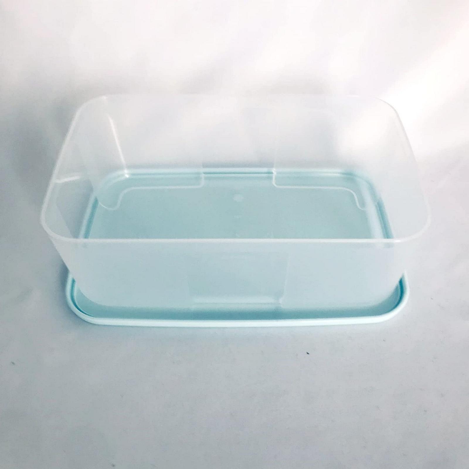 Ємність Tupperware Fridge System Fresh System прямокутний з кришкою 1.5 L М'ятний прозорий, фото №3