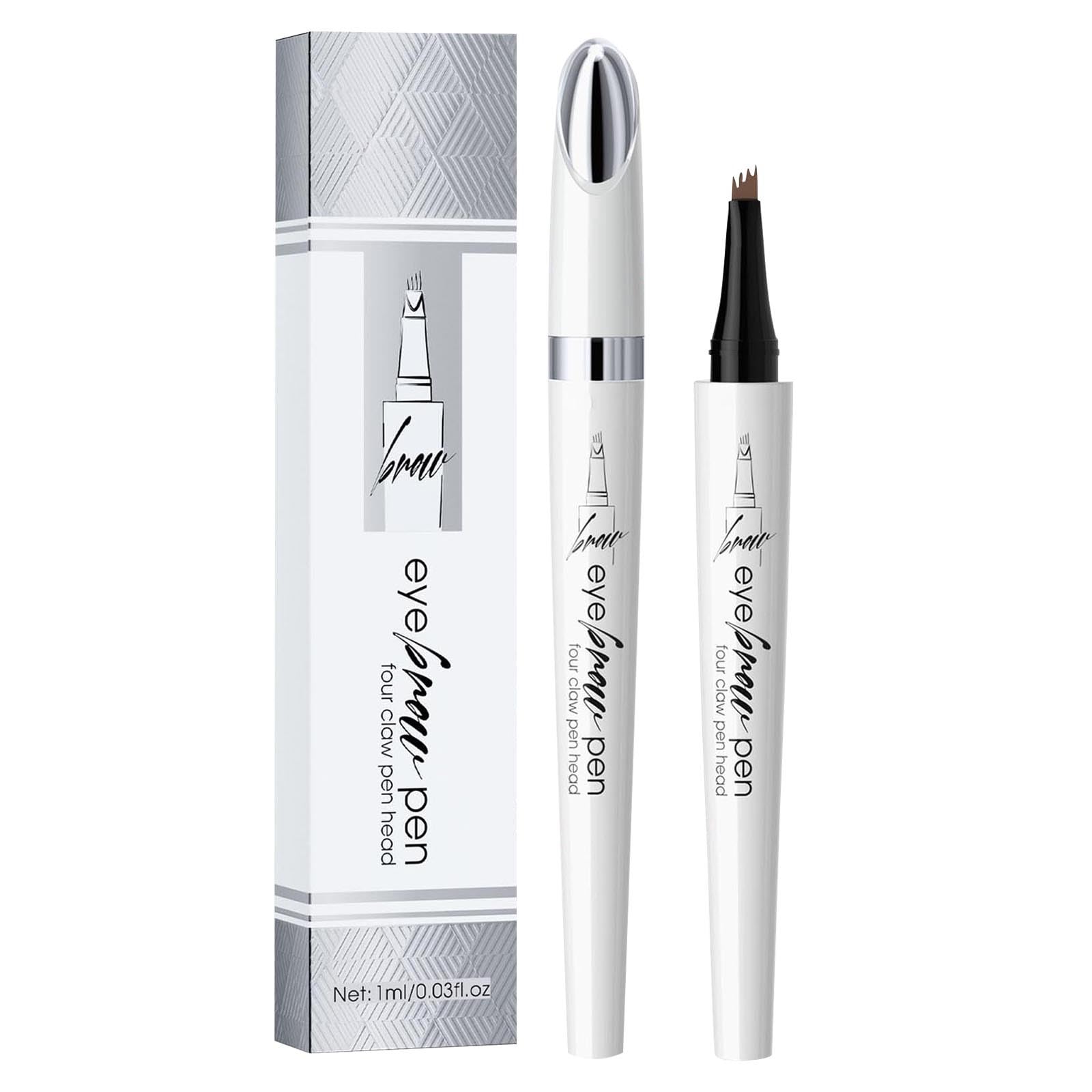 Олівець для брів Magic 3D Micro 4 Fork Tip Waterproof 01-Літній Коричневий, фото №1