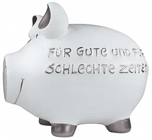 Скарбничка KCG Piggy Bank for Good and Bad Times керамічна велика - Фото 1