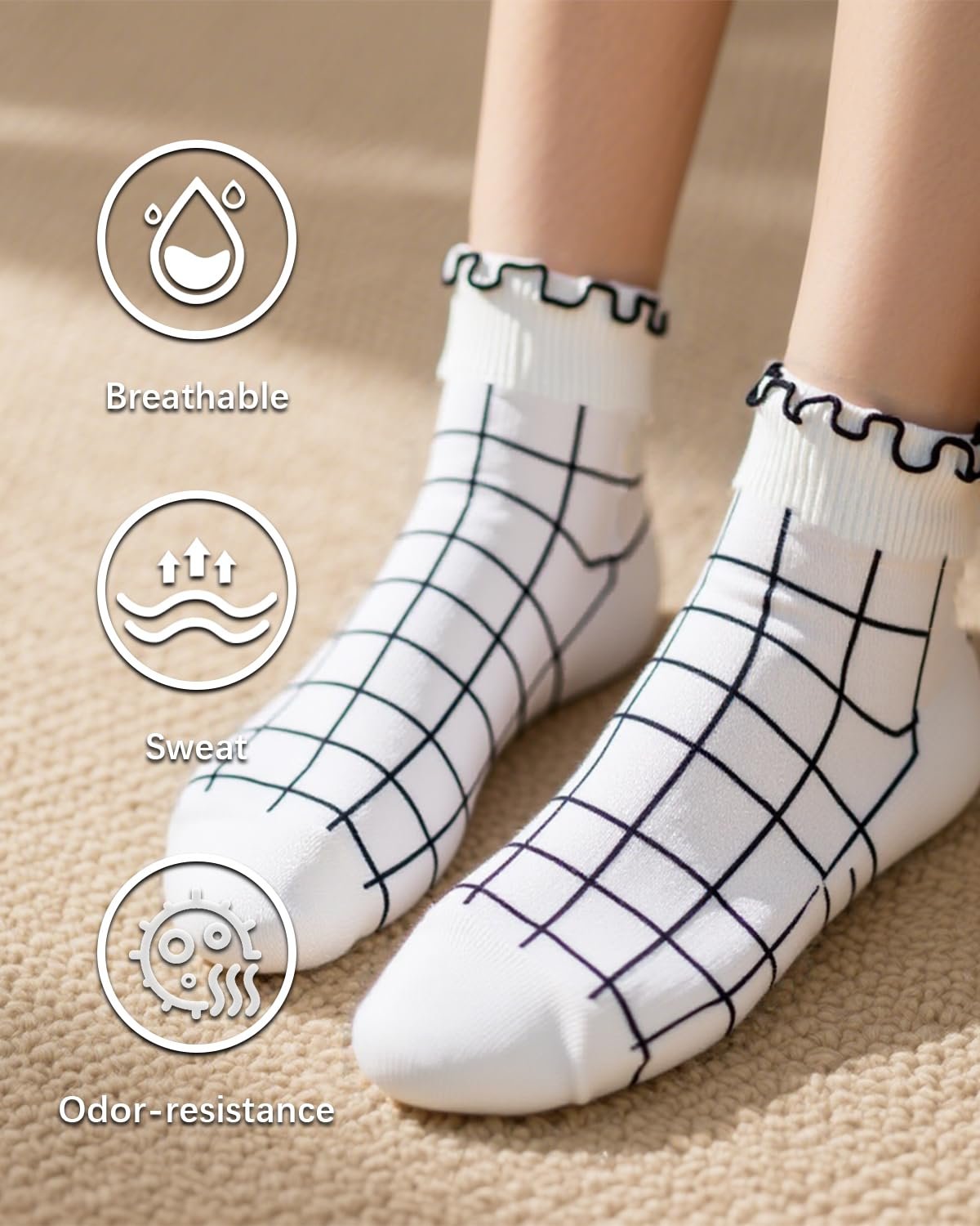 Шкарпетки Жіночі Візерунок - 6 Пар, фото №4