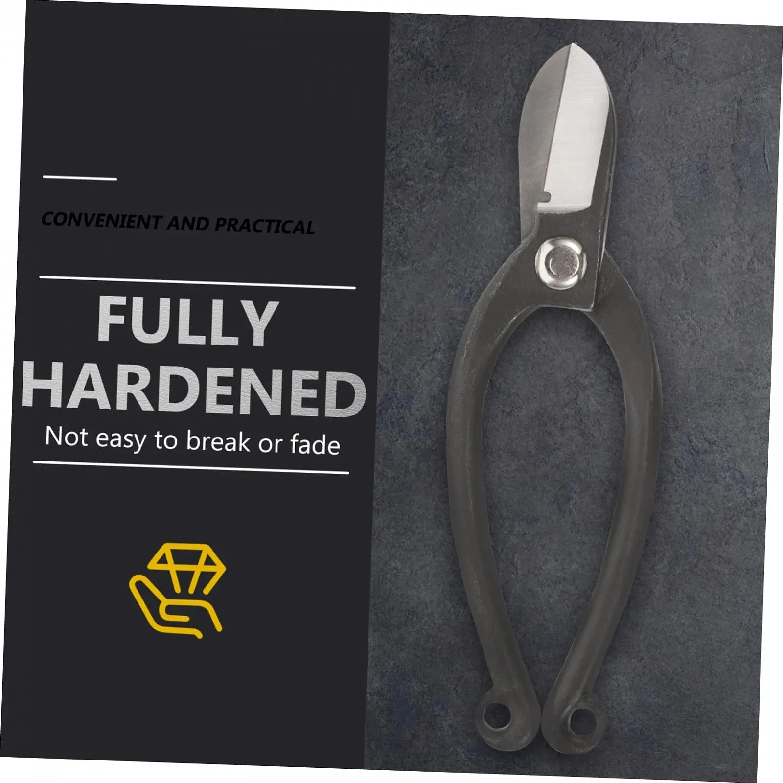 Секатор Happyyami Bypass Steel Чорний, фото №4