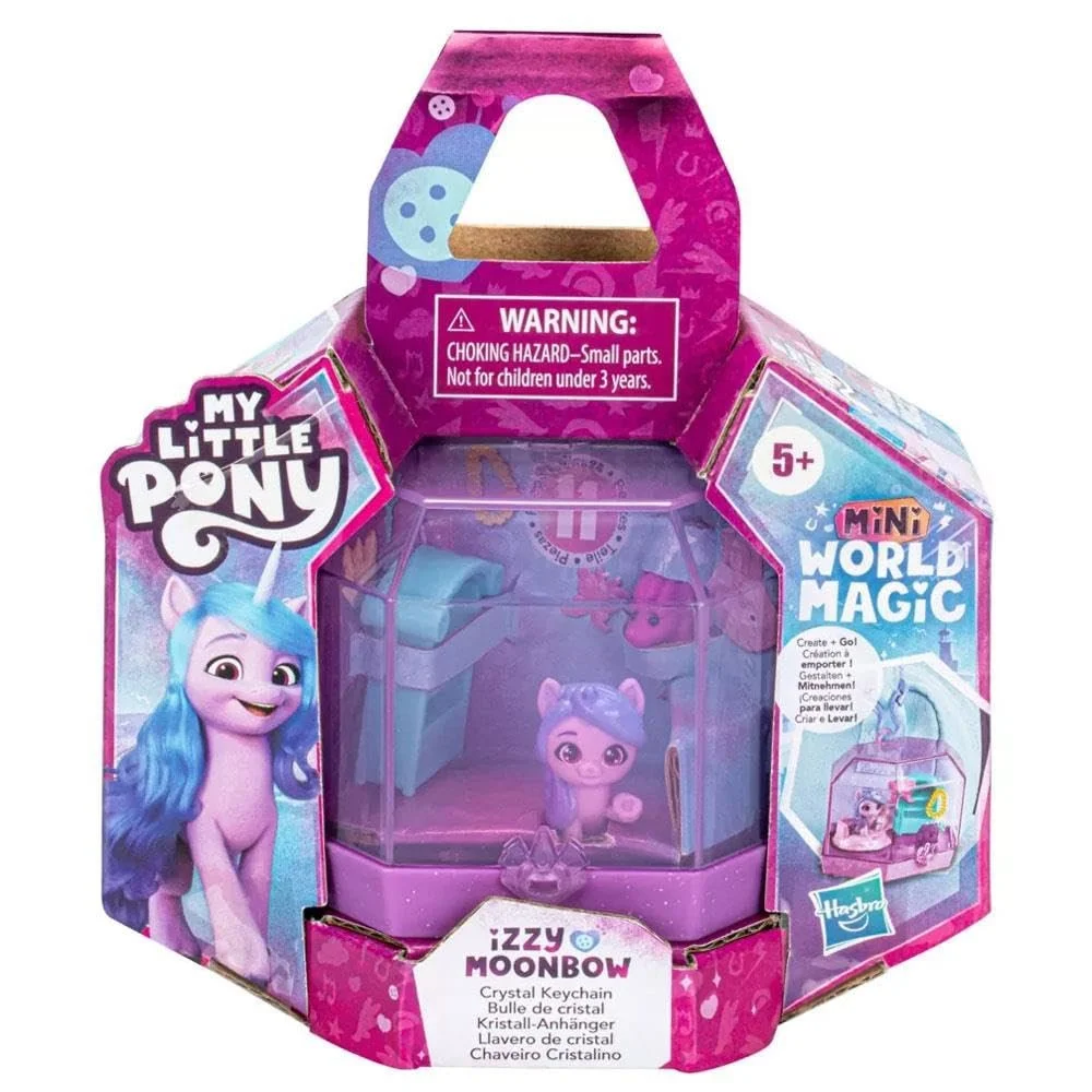 My Little Pony Mini World Magic - F5244 - Кристальный брелок + фигурка 2.5 см + аксессуары - Иззи Мунбоу, фото №2 My Little Pony Mini World Magic - F5244 - Кристальный брелок + фигурка 2.5 см + аксессуары - Иззи Мунбоу, фото №2
