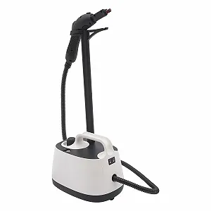 Пароочисник електричний ручний 2000 W білий/чорний для ванних та салонів авто - Фото 1