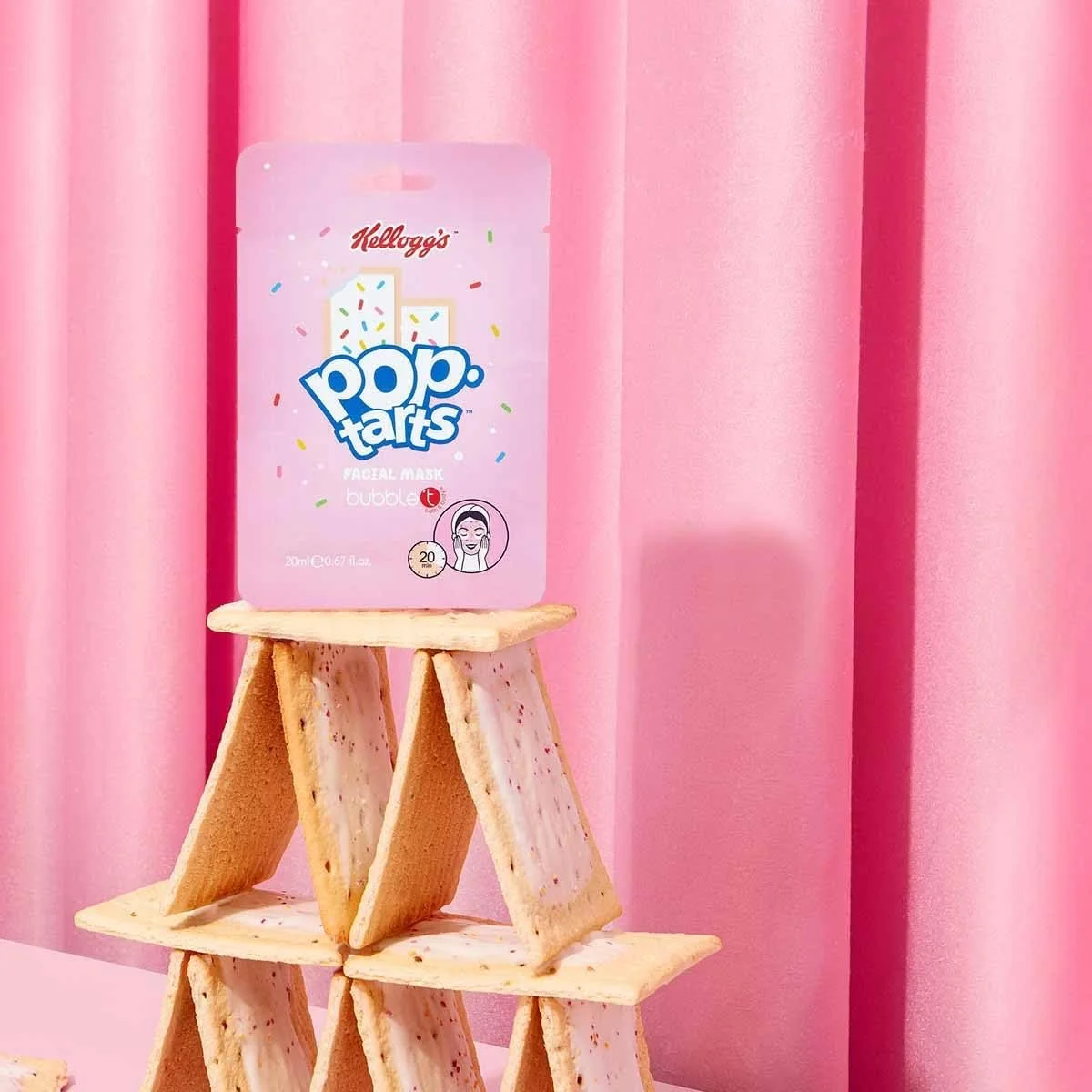 Тканевая маска Bubble T Cosmetics X Kellogg's Cereal Themed Gift Set Frosties, Fruit Loops, Pop Tarts, Coco Pops 4 x 20 мл, фото №5