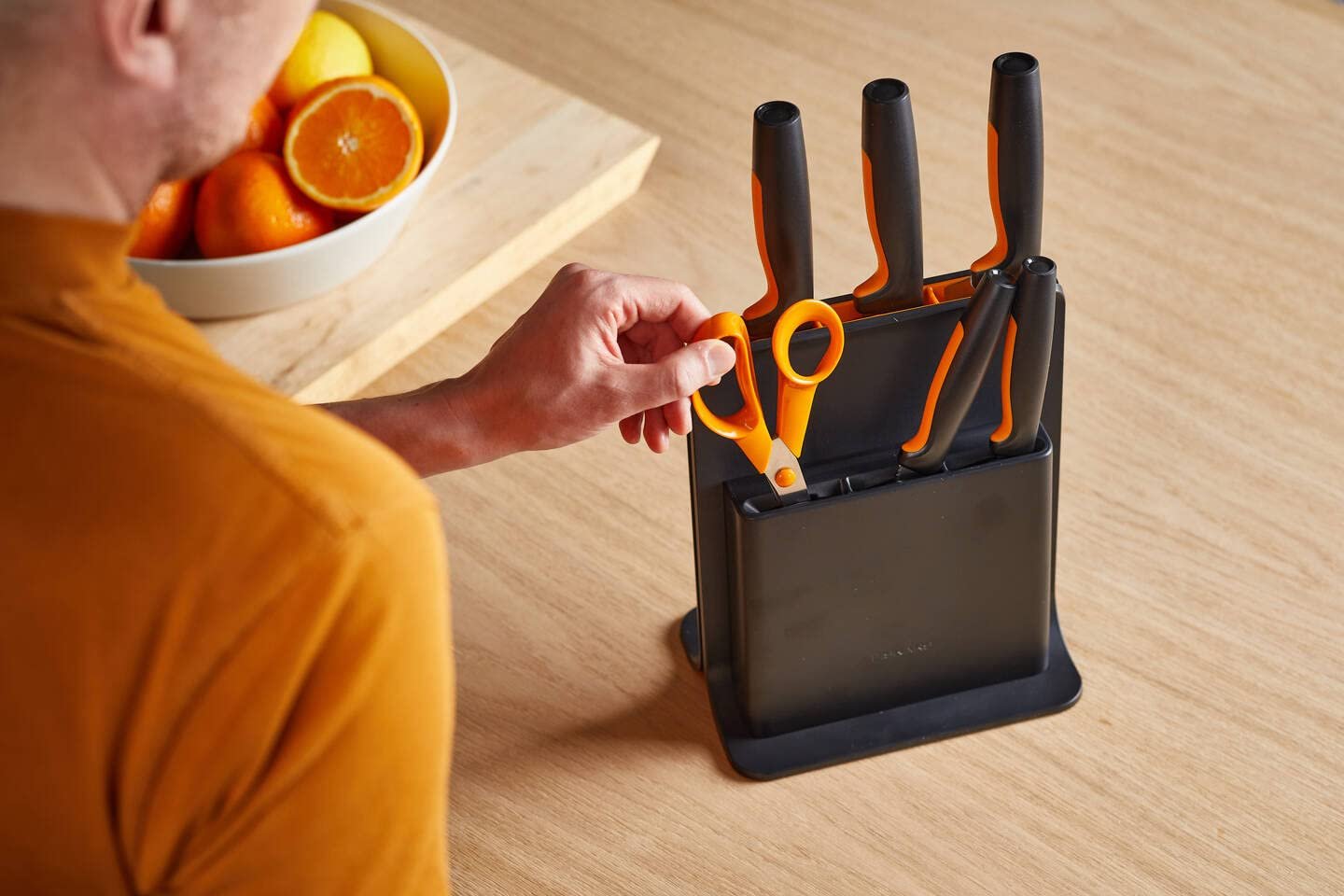 Набор ножей Fiskars Functional Form, 5 шт, черный, фото №8