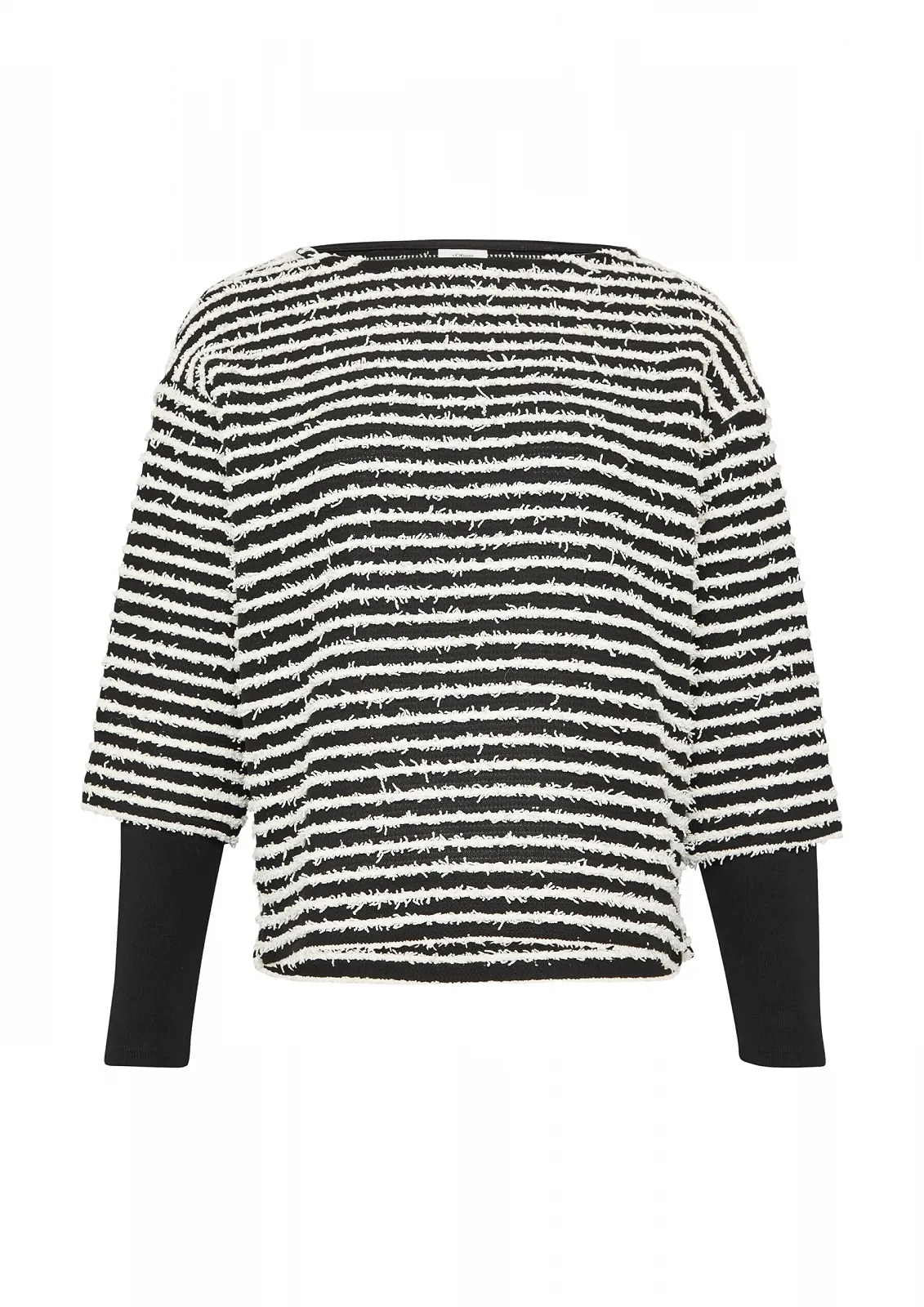 Толстовка s.Oliver BLACK LABEL Текстурированная полоска, фото №1