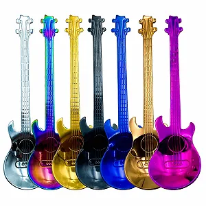 Кавова ложка  Форма гітари з нержавіючої сталі 304 - Фото 1