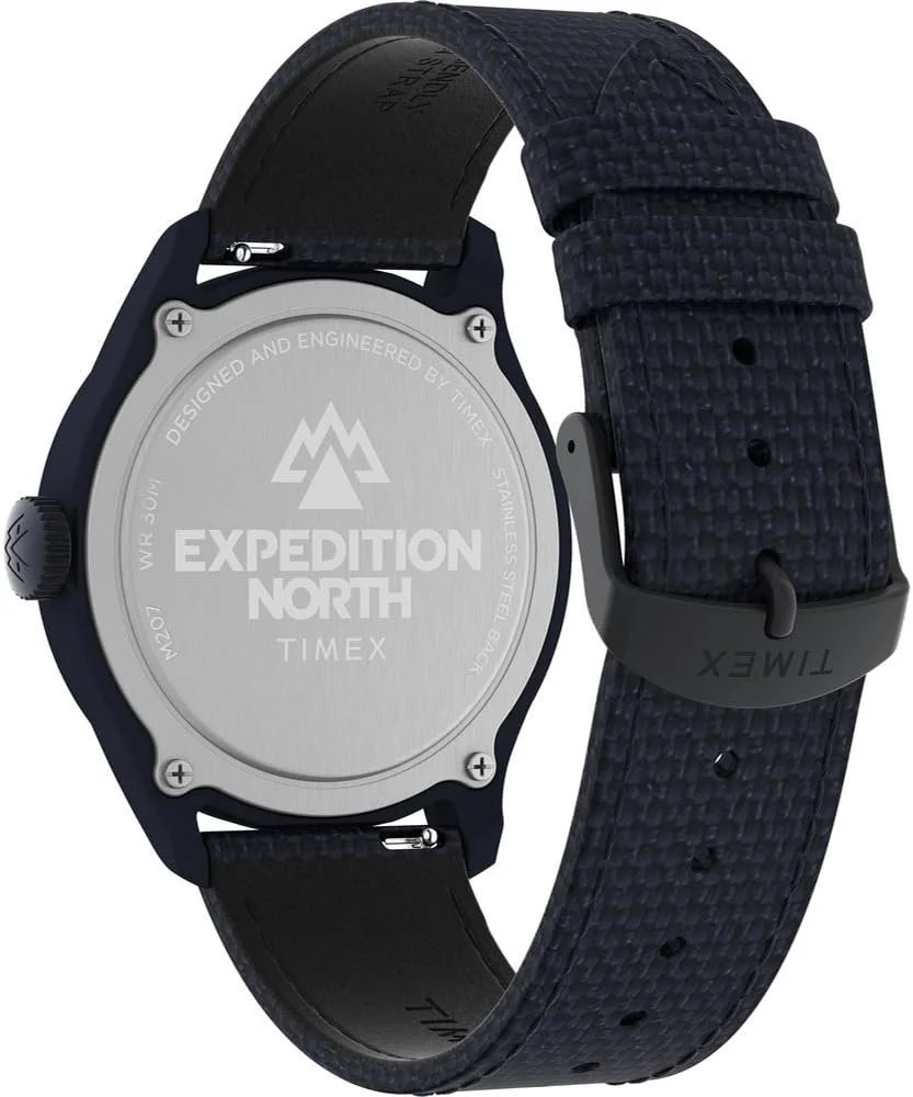 Мужские Аналоговые Часы Timex Expedition North Traprock, синий, Minimalist, фото №3 Мужские Аналоговые Часы Timex Expedition North Traprock, синий, Minimalist, фото №3