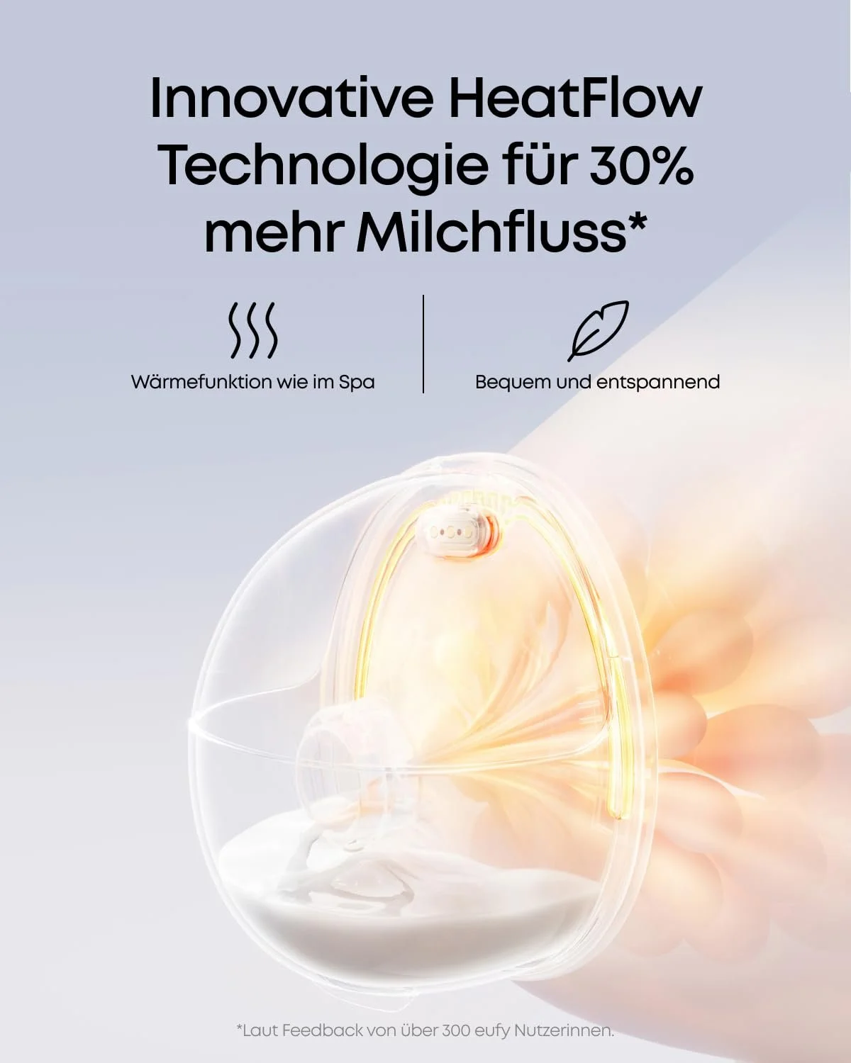Молоковідсмоктувач eufy Portable E20 електричний з функцією підігріву, 3 режими підігріву, технологія HeatFlow, hands-free, регульований ритм в додатку, потужність всмоктування як у лікарні, тихий та непомітний, фото №2 Молоковідсмоктувач eufy Portable E20 електричний з функцією підігріву, 3 режими підігріву, технологія HeatFlow, hands-free, регульований ритм в додатку, потужність всмоктування як у лікарні, тихий та непомітний, фото №2