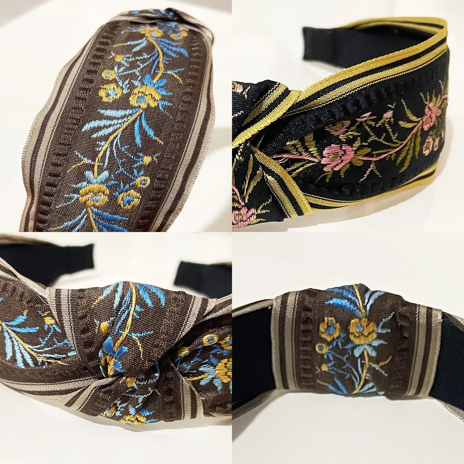 Вінтажний Обруч Jseng Ручної Роботи Вишивка, фото №5