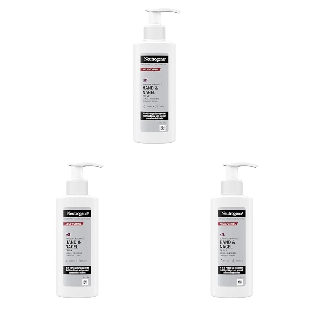 Крем для рук та нігтів Neutrogena 150 мл, Зволожуючий крем для рук з комплексом 4-в-1, фото №1