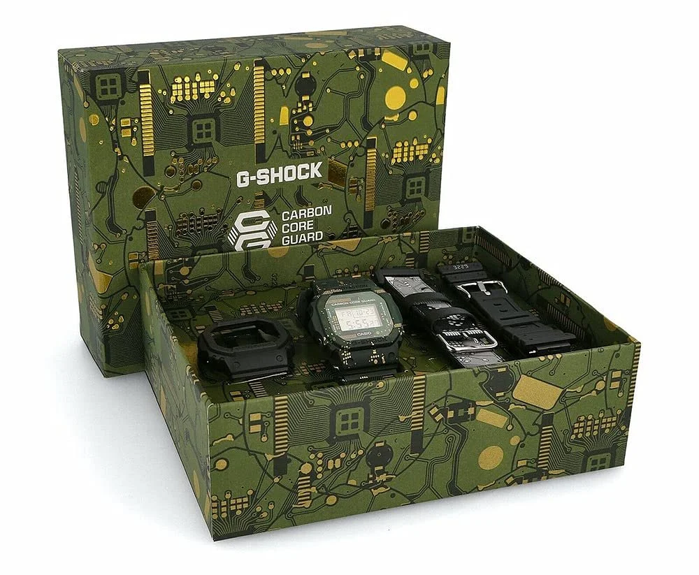 Мужские часы Quartz Casio DWE-5600CC-3ER Зеленый, Ремешок, фото №7 Мужские часы Quartz Casio DWE-5600CC-3ER Зеленый, Ремешок, фото №7