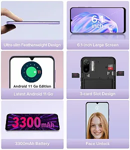 Смартфон Ulefone Note 6 3G 6.1 дюйм HD+ 1GB 32GB Dual SIM Purple synthetic.ua - Фото 1