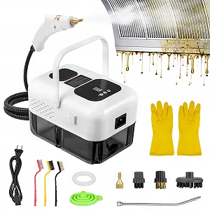 Пароочисник ручний 2500 Вт 6 насадок 9 рівнів 1.2 л 10 с - Фото 1