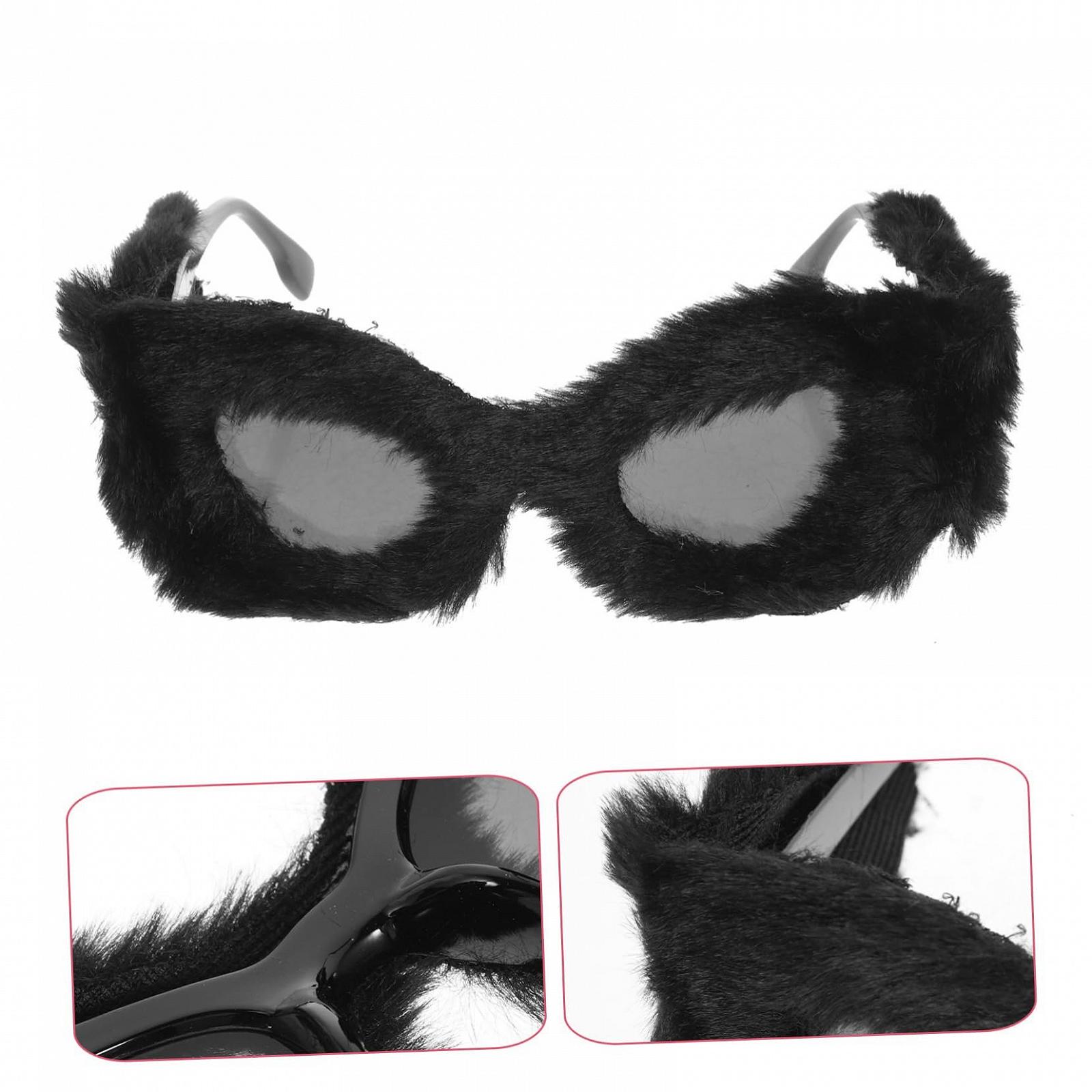 Сонцезахисні окуляри VALICLUD Плюшеві Вечірні Ретро Вінтажні Модні Фланель, фото №6