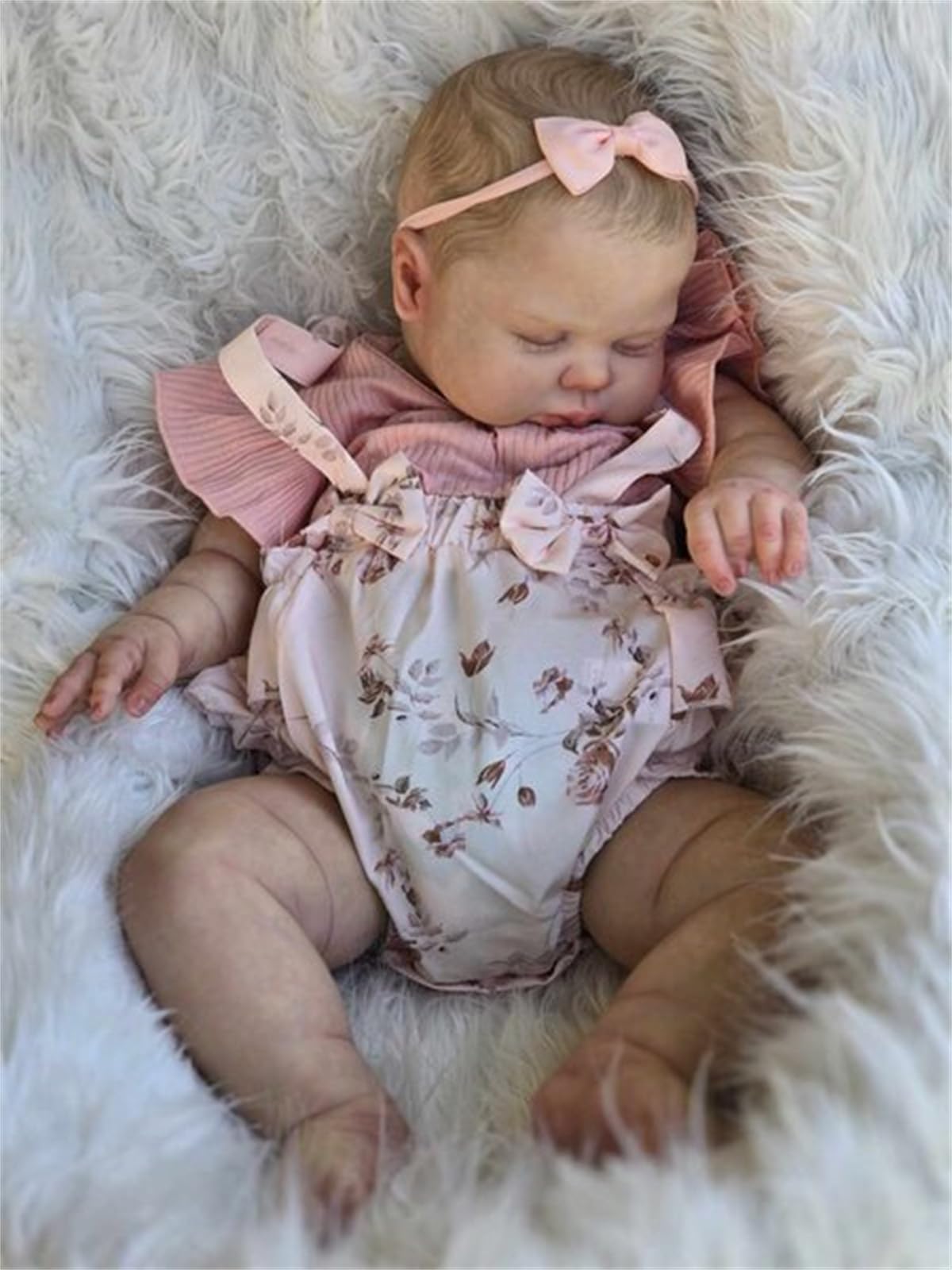 Кукла Zero pam Reborn Doll Девочка 60 см Натуральный Новорожденный Спящий Младенец C Пухлым Весом Тканевое Тело Силиконовая Новорожденная Кукла для Детей, фото №4