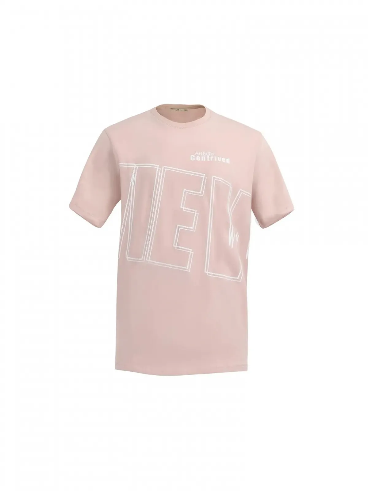 Футболка LTB Jeans Rofada Modern Fit - Regular Cotton Crew Neck - Рожевий Розмір S, фото №1