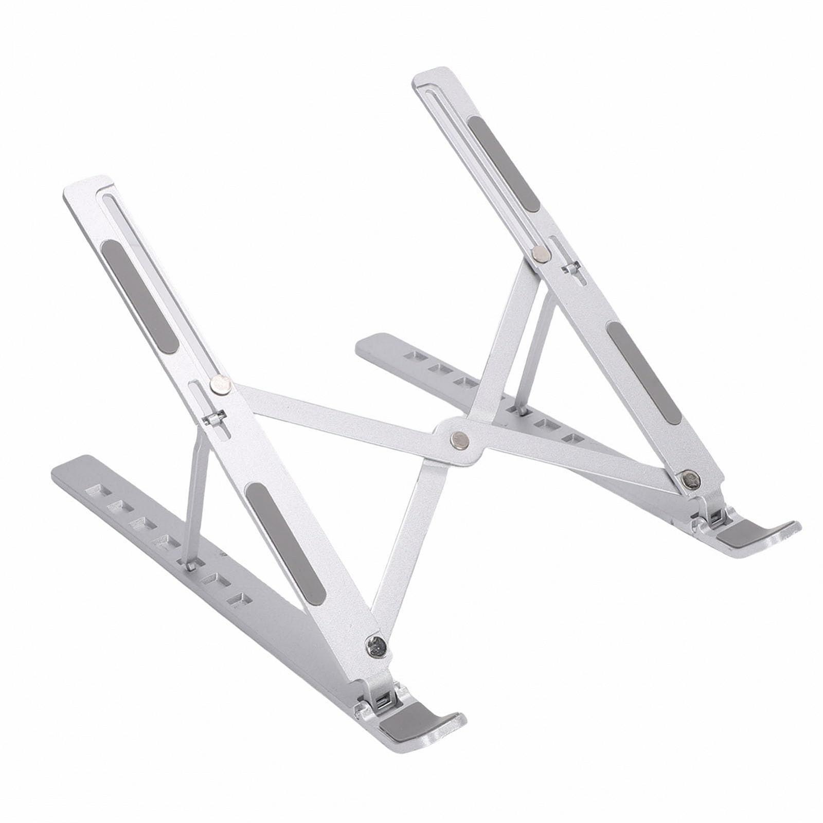 Подставка для ноутбука металлическая складная портативная эргономичная для ноутбуков 10-15.6 дюймов, планшетов, фото №6