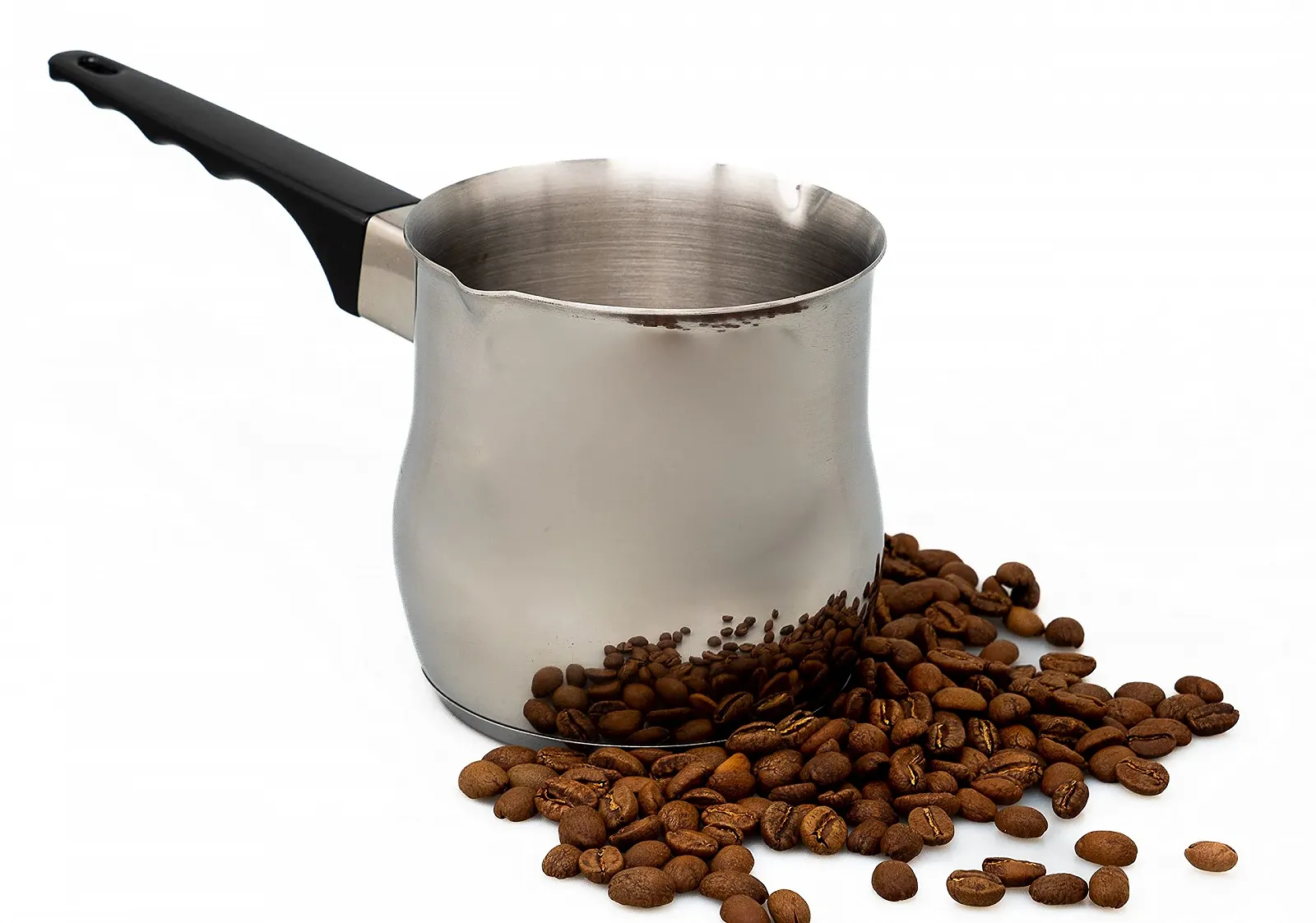 Турка Ilsa 500 мл Turka Cezva Ibrik Cezve Нержавіюча сталь для індукційних плит з двома носиками, фото №2