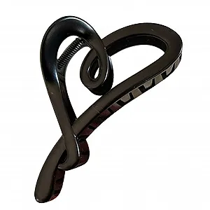 Купить Заколка для волос в форме сердца с коготками Elegant of Love с прочным удержанием, матовая - Фото 1 Заколка для волос в форме сердца с коготками Elegant of Love с прочным удержанием, матовая - Фото 1