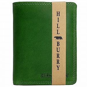 Гаманець Hill Burry Шкіряний для жінок з RFID захистом з відділенням для монет Натуральна шкіра Зелений synthetic.ua - Фото 1