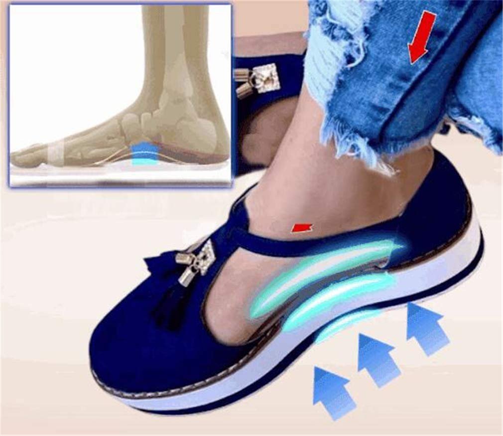 Сандалии Женские на платформе Замшевые с кистями Закрытый носок, фото №4