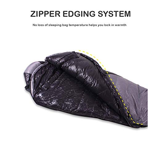 Спальний мішок Zwei-Wege-Reißverschluss Двостороння застібка-блискавка 4 сезонів Еластичний капюшон, фото №6