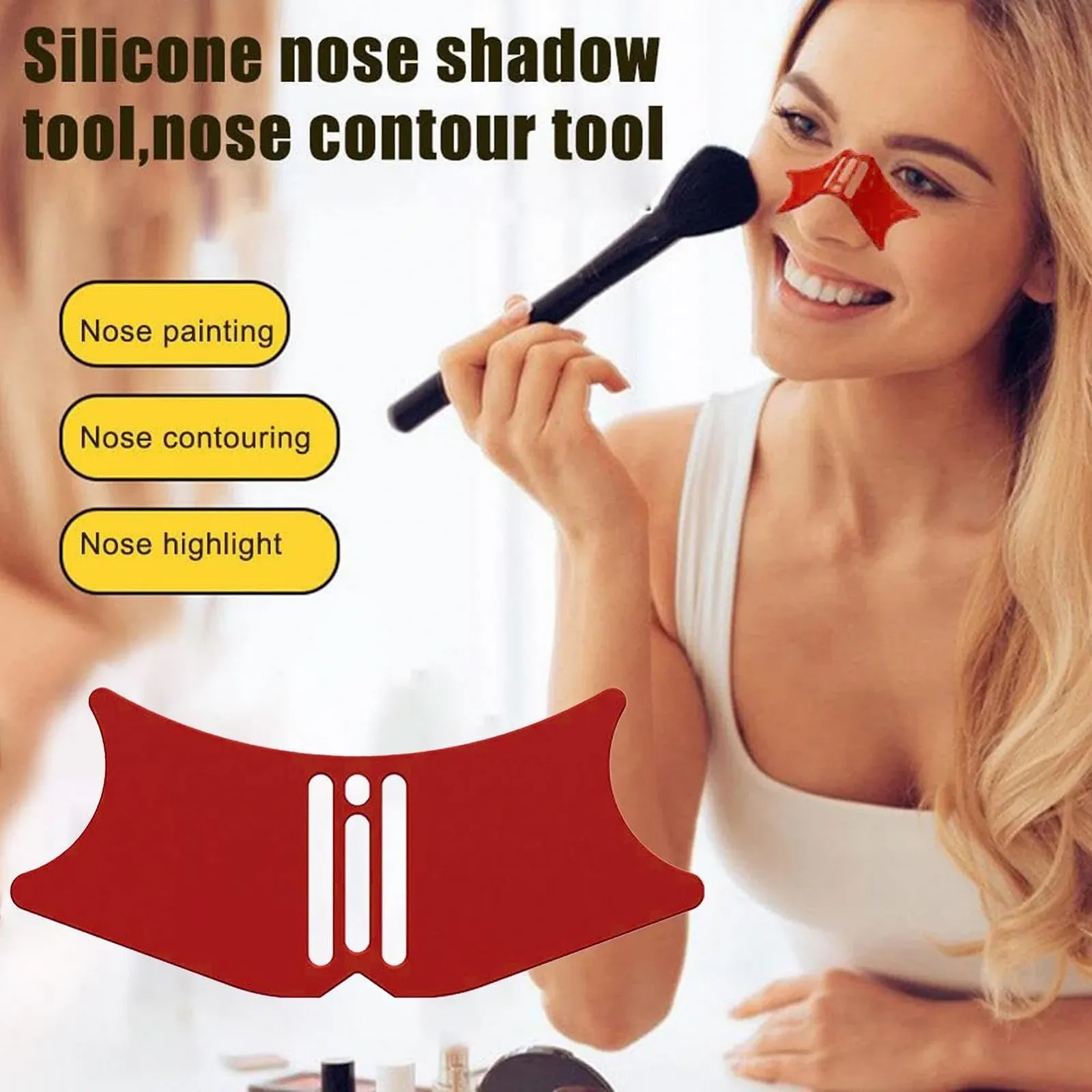 Трафарет Силіконовий для контурингу, фото №7 Трафарет Силіконовий для контурингу, фото №7