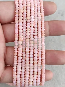 Опал Натуральний Круглі Грановані Намистини 3.5-4 мм synthetic.ua - Фото 1