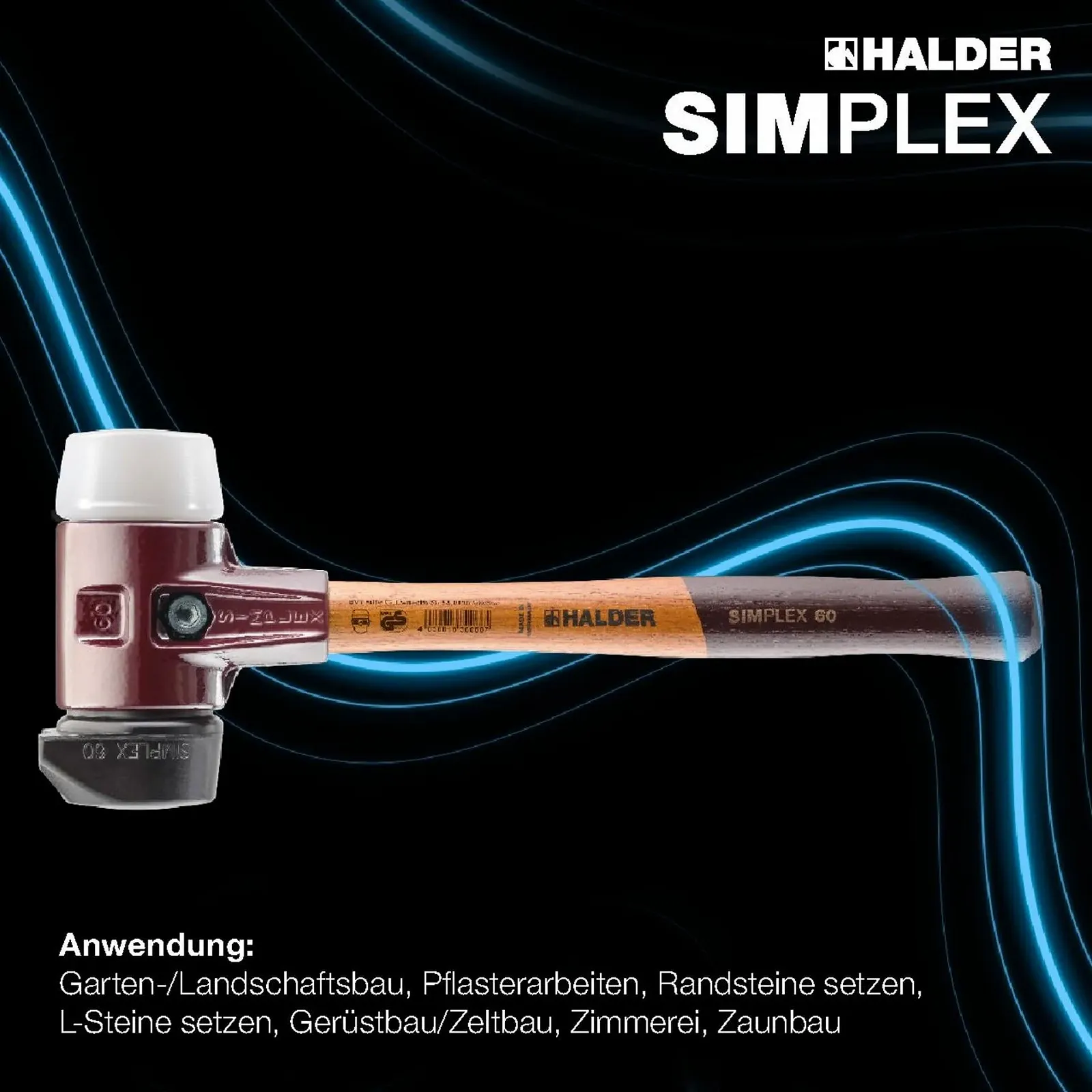 Стартовий набір Halder Simplex Plusbox 3027s027 м'який молоток D60 корпус із ковкого чавуну ніж-різак, фото №5 Стартовий набір Halder Simplex Plusbox 3027s027 м'який молоток D60 корпус із ковкого чавуну ніж-різак, фото №5