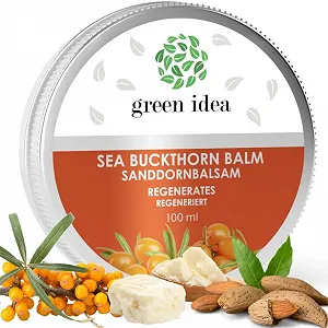 Крем для рук Green idea Sandthorn Balm Натуральная косметика Увлажняющий крем Интенсивная защита для кожи и ногтей Регенерирующий и успокаивающий эффект 100 мл - Фото 1