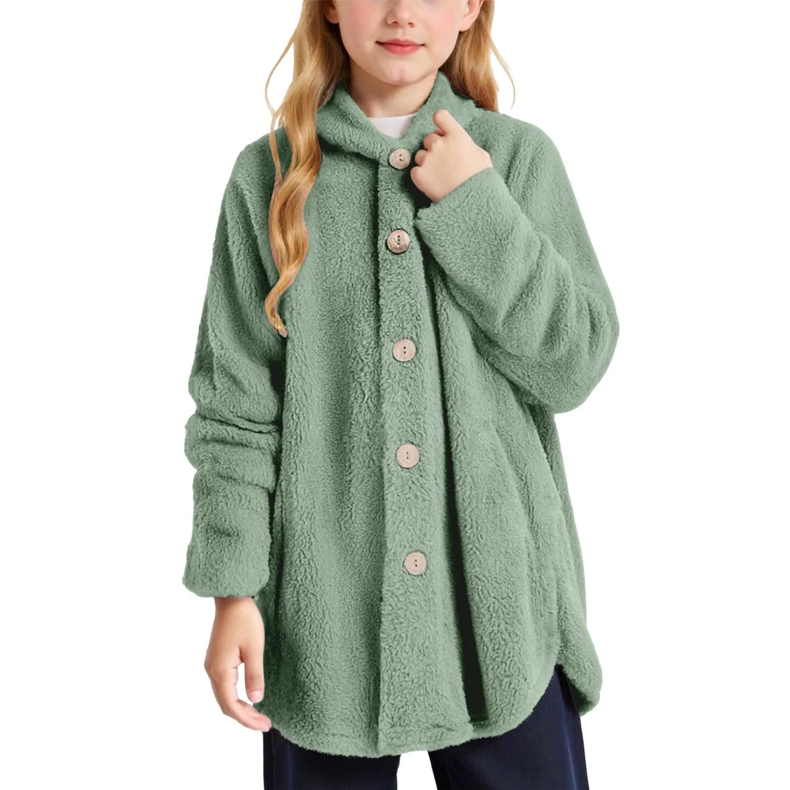 Куртка флисовая Тедди для девочек, Зимняя Куртка с Высоким Воротником, Теплая Куртка, Флисовая Куртка на Молнии, Мягкая Детская Куртка, Зимнее Пальто, фото №1 Куртка флисовая Тедди для девочек, Зимняя Куртка с Высоким Воротником, Теплая Куртка, Флисовая Куртка на Молнии, Мягкая Детская Куртка, Зимнее Пальто, фото №1