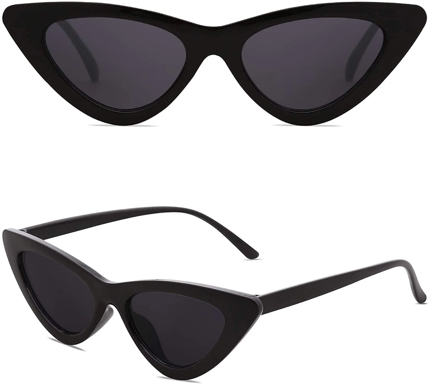 Сонцезахисні окуляри Котяче око JFAN Вінтаж Clout Металеві петлі Ретро, фото №2