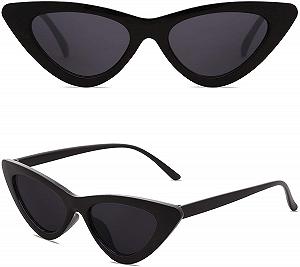 Солнцезащитные очки Кошачий глаз JFAN Винтаж Clout Металлические петли Ретро synthetic.ua - Фото 1