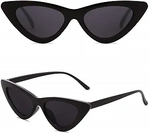 Сонцезахисні окуляри Котяче око JFAN Вінтаж Clout Металеві петлі Ретро synthetic.ua - Фото 1