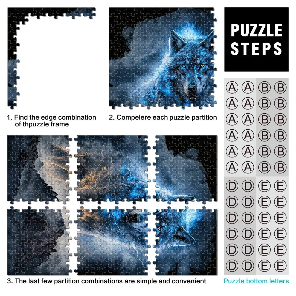 Пазл Phantom Wolf 1000 элементов картонный 26 x 38 см, фото №2 Пазл Phantom Wolf 1000 элементов картонный 26 x 38 см, фото №2