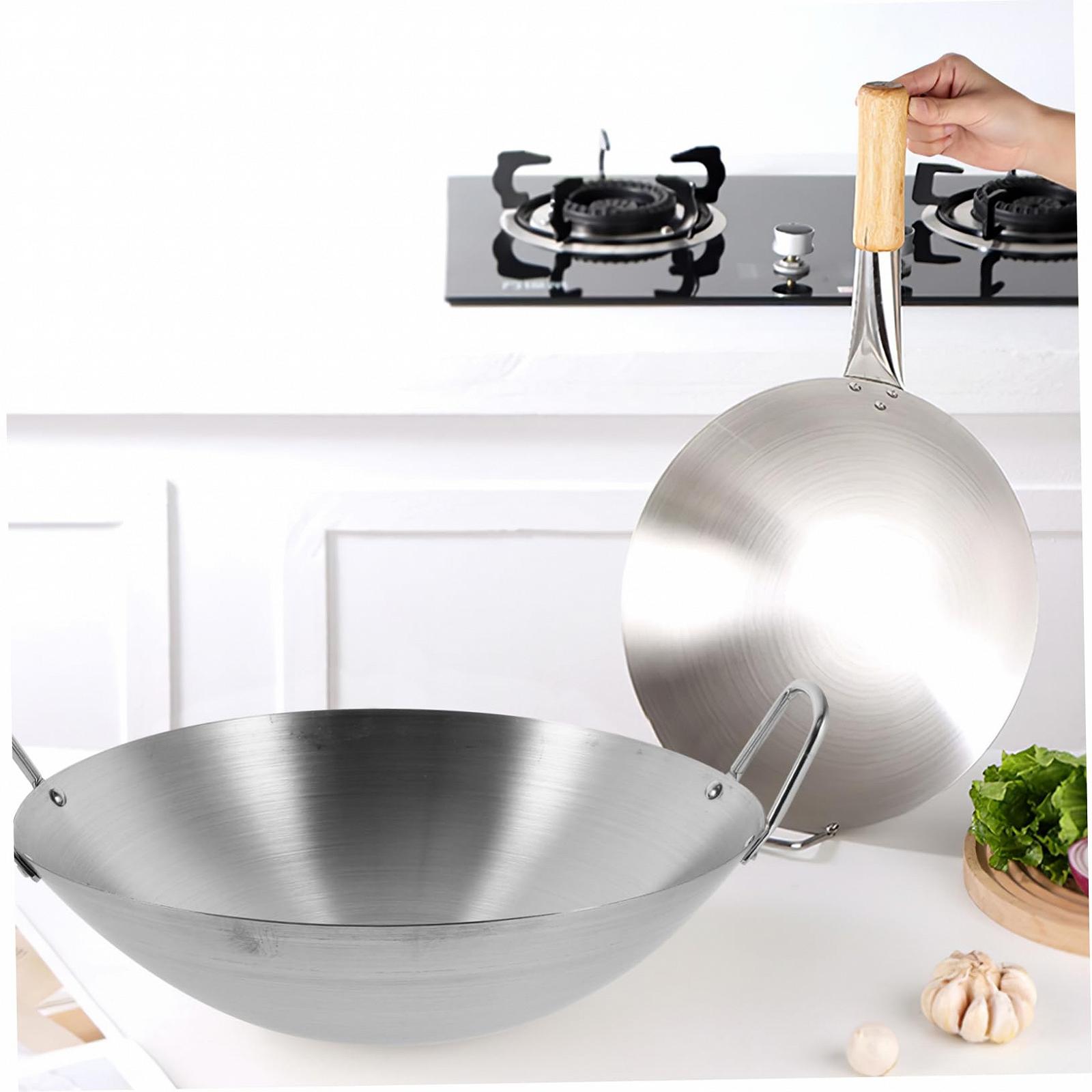 Сковорода MAGICLULU Stainless Steel Wok, фото №7